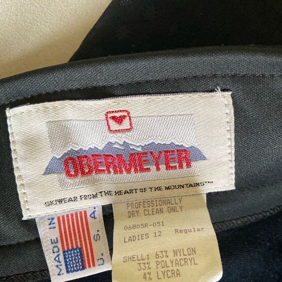 Vintage Obermeyer Stirrup Ski pants size 12 - Picture 4 of 9